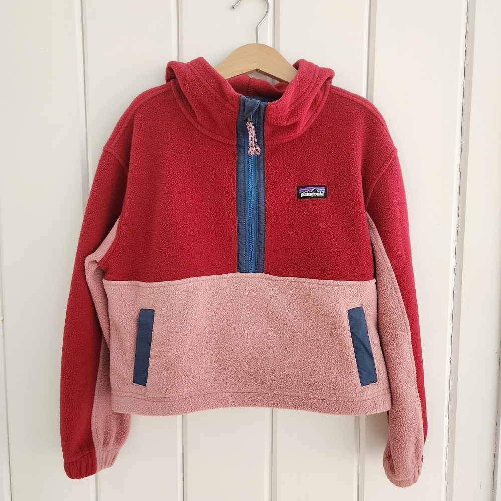 Patagonia Kids Half Zip Fleece Hoodie S